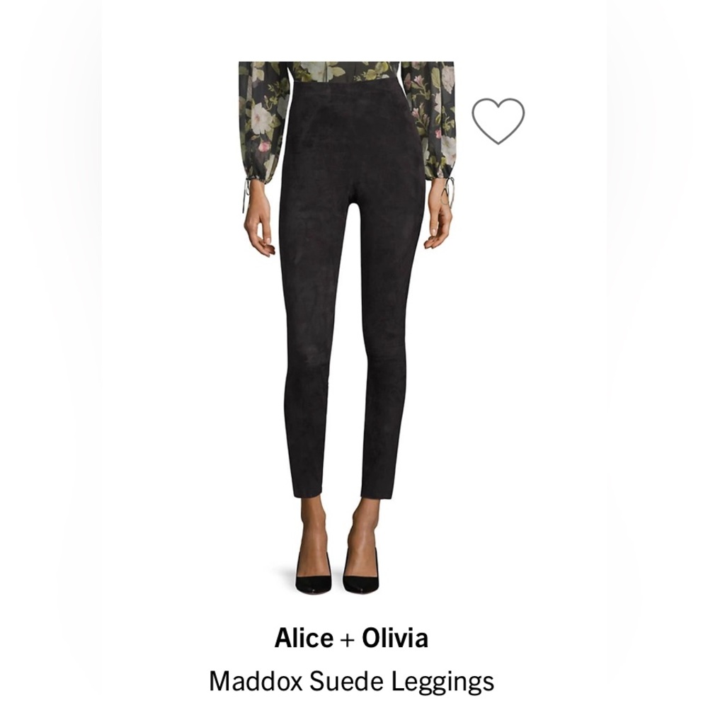 Alice and Olivia Maddox Leather Leggings